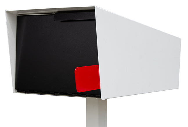 Post Mount Mid Century Modern Mailbox