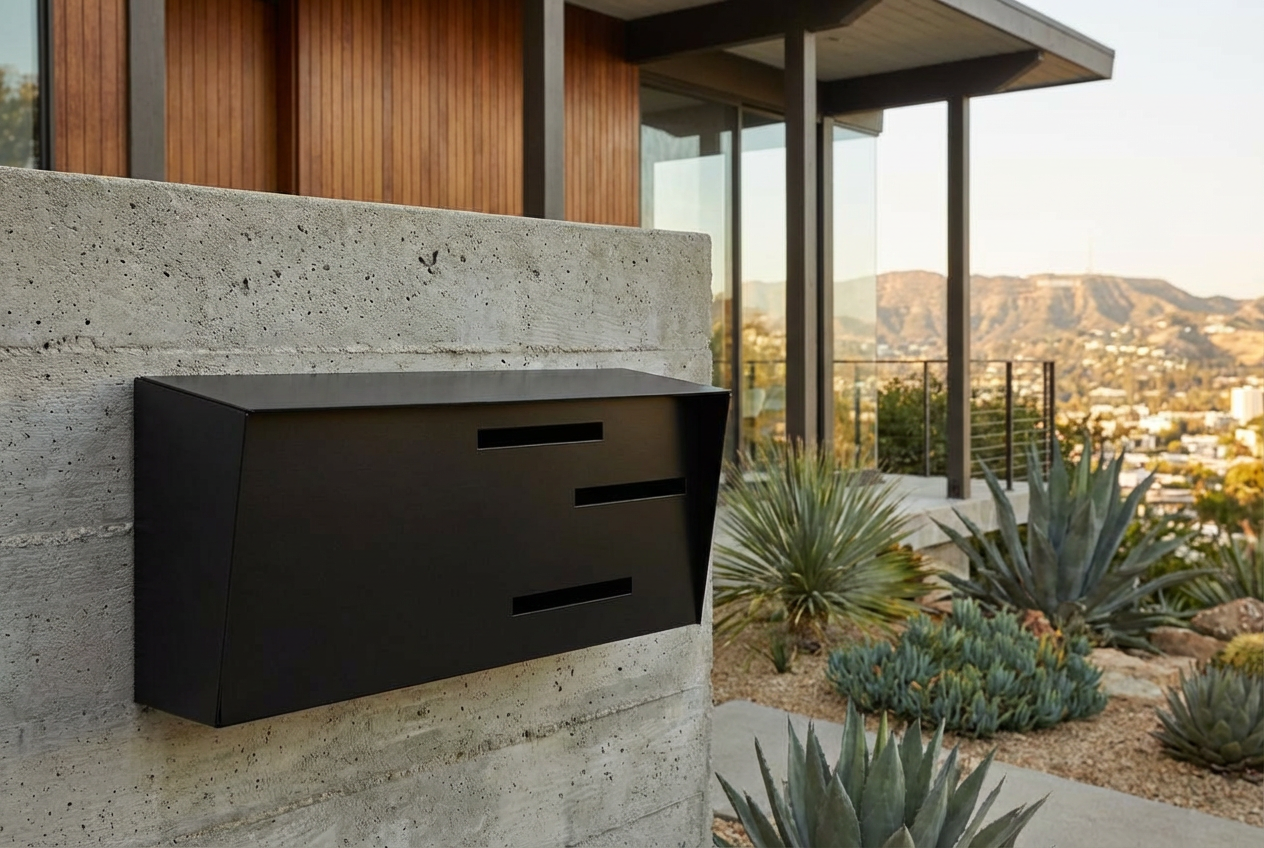 Wandhalterung Mid Century Modern Mailbox