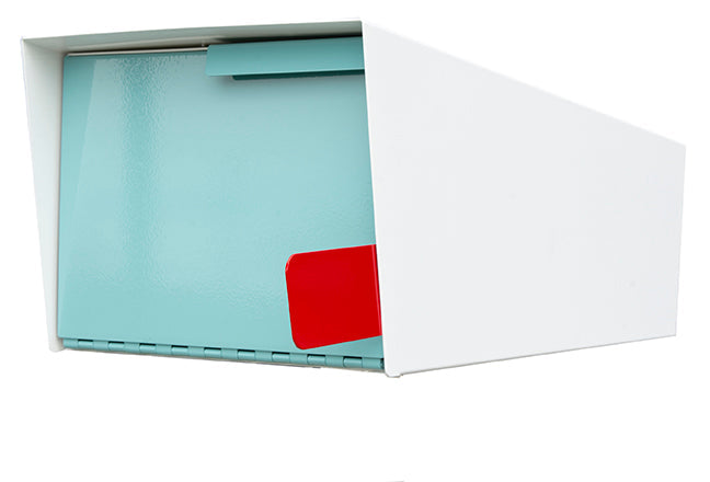 Post Mount Mid Century Modern Mailbox