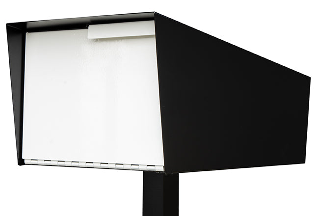Post Mount Mid Century Modern Mailbox
