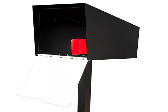Post Mount Mid Century Modern Mailbox